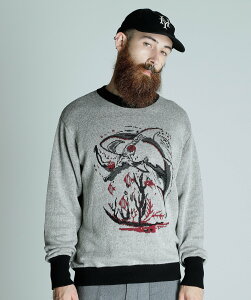 ySALE^30%OFFzSchott 50S OVER SIZE KNIT SHARK/50's I[o[TCYjbg V[N Vbg gbvX jbg ubN u[yz