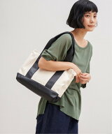 LBC with Life 仕切りビッグトートバッグ エルビーシー バッグ その他のバッグ グレー ベージュ ブラック…