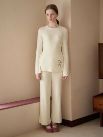 gelato pique 調温スムーズィーリブロングパンツ ジェラートピケ インナー・ルームウェア その他のインナー・ルームウェア ピンク グレー【送料無料】