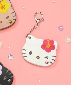 【SALE／40%OFF】GLOBAL WORK HELLO KITTY/スライドミラー/595369 グローバルワーク ファッション雑貨 チャーム・キーチェーン ブラック