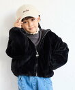 【KIDS/キッズ】ふわふわフェイクファージップブルゾン