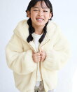 【KIDS/キッズ】ふわふわフェイクファージップブルゾン