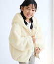 【KIDS/キッズ】ふわふわフェイクファージップブルゾン