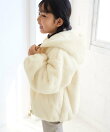 【KIDS/キッズ】ふわふわフェイクファージップブルゾン
