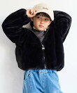 【KIDS/キッズ】ふわふわフェイクファージップブルゾン