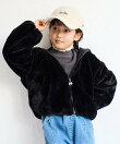 【KIDS/キッズ】ふわふわフェイクファージップブルゾン