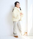 【KIDS/キッズ】ふわふわフェイクファージップブルゾン