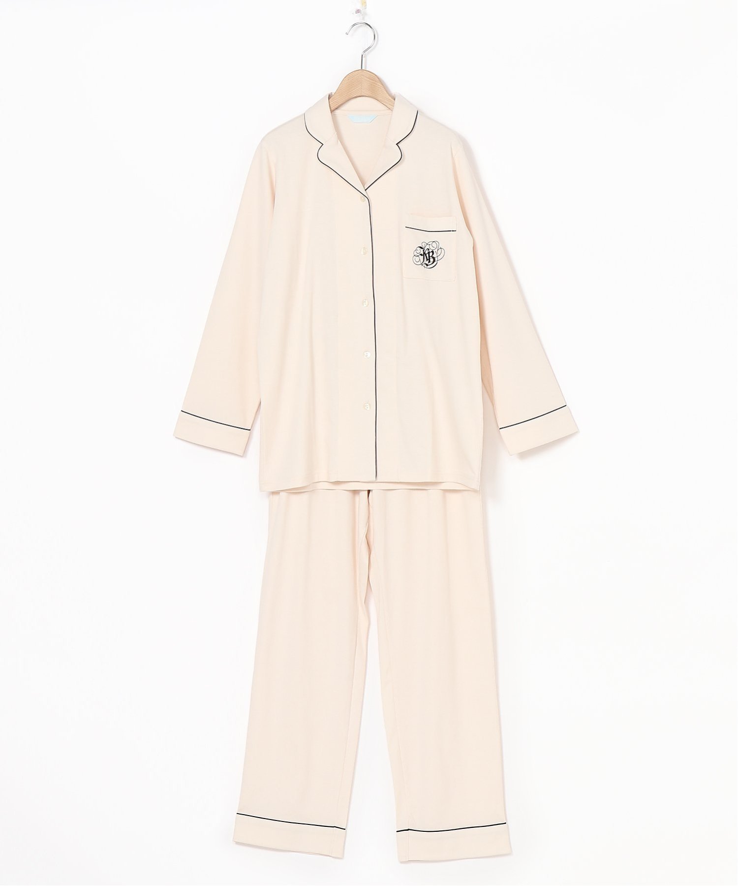 KID BLUE｜(W)22グレイスフルコットン 長袖パジャマ | Rakuten Fashion