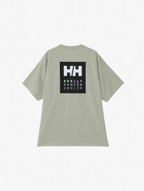 HELLY HANSEN ショートスリーブHHアングラーロゴティー ヘリーハンセン トップス カットソー・Tシャツ ホワイト ブラック【送料無料】