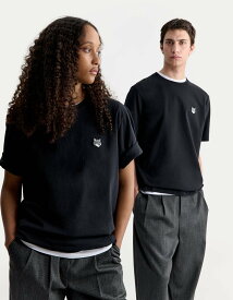 Maison Kitsune Maison Kitsune/(M)FOX HEAD COMFORT TEE-SHIRT メゾン キツネ トップス カットソー・Tシャツ グリーン ネイビー ブラック ホワイト グレー【送料無料】