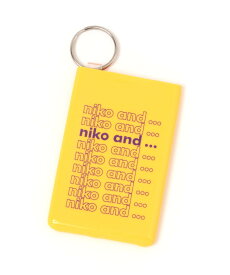 niko and ... オリジナルニコロゴカードホルダー ニコアンド 文房具 その他の文房具 ピンク グリーン ブルー
