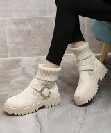 【SALE／30%OFF】miniministore ソックス風ショートブーツ厚底 レディース ミニミニストア シューズ・靴 …
