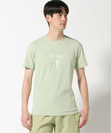 GUESS GUESS ロゴTシャツ (M)Rimless Triangle Logo Tee ゲス トップス カットソー・Tシャツ グリーン ブラック グレー【送料無料】
