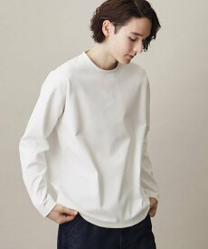 【SALE／20%OFF】THE SHOP TK サカリバクルーネックTシャツ ザ ショップ ティーケー トップス カットソー・Tシャツ ホワイト ネイビー【送料無料】