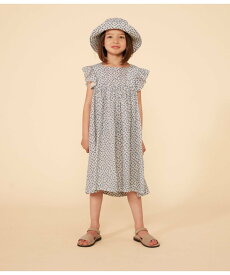 PETIT BATEAU ダブルガーゼフラワープリントワンピース プチバトー ワンピース・ドレス ワンピース【送料無料】