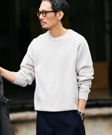 【SALE／40%OFF】SHIPS MEN SHIPS:＜洗濯機可能＞SOLOTEX(R) コットン ピケ クルーネック ニット シップス トップス ニット ブラック グレー ネイビー オレンジ ベージュ【送料無料】