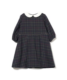 【SALE／70%OFF】B:MING by BEAMS セレモニー TR チェック ワンピース(100~130cm) セレモニースーツ セレモニー 卒入園 入学式 卒業式 ハレの日 七五三 お受験 お呼ばれ ビームス アウトレット ワンピース・ドレス その他のワンピース・ドレス ネイビー