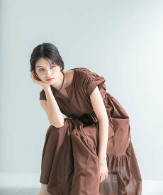 【SALE／10%OFF】URBAN RESEARCH ROSSO 『WEB限定』コットンボイルワンピース アーバンリサーチロッソ ワンピース・ドレス ワンピース ブルー ブラウン パープル ブラック【送料無料】