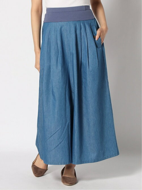 Interplanet Interplanet W テンセルデニムスカーチョ Rakuten Fashion 楽天ファッション 旧楽天ブランドアベニュー Bx6987