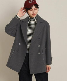 【SALE／70%OFF】Dessin 【ユニセックス】Pコート デッサン ジャケット・アウター ピーコート グレー ネイビー【送料無料】