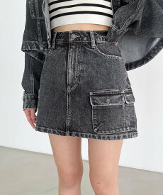 Heather Denim Mini Skirt ヘザー スカート ミニスカート【送料無料】