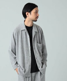 【SALE／60%OFF】BEAMS LIGHTS MEN BEAMS LIGHTS / 1440 パイルシャツ ビームス アウトレット トップス シャツ・ブラウス ネイビー【送料無料】