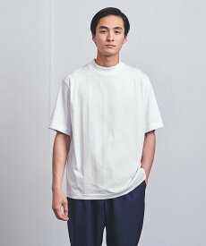 【SALE／30%OFF】UNITED ARROWS サイドシームレス モックネック Tシャツ ユナイテッドアローズ アウトレット トップス カットソー・Tシャツ ブラック ホワイト【送料無料】