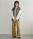 異素材切り替えシャツ