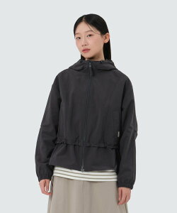 Snow Peak Polywasher Wmn's Hood Windbreaker �X�m�[�s�[�N �W���P�b�g�E�A�E�^�[ �u���]���E�W�����p�[ �u���b�N �O���[�y���������z