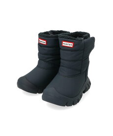 【SALE／50%OFF】HUNTER (K)キッズ イントレピッドスノーブーツ ハンター シューズ・靴 ブーツ ネイビー ブラック【送料無料】