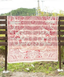 チャイハネ 【チャイハネ】トライバルマルチクロス(セミダブル) アミナコレクション インテリア・生活雑貨 ブランケット・ひざ掛け ブラウン ブラック パープル ブルー グリーン グレー レ