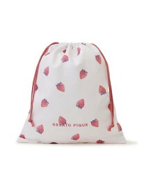 gelato pique 【入園入学グッズ】【限定カラーあり】巾着L ジェラートピケ ファッション雑貨 その他のファッション雑貨 ホワイト ベージュ ピンク