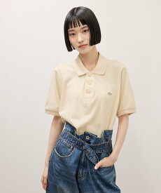 ADAM ET ROPE' FEMME 【LACOSTE for ADAM ET ROPE'】別注 Classic Polo アダムエロペ トップス ポロシャツ ホワイト ワインレッド ブラック【送料無料】