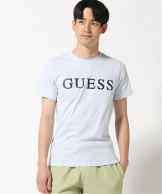 【SALE／30%OFF】GUESS (M)Logo Tee ゲス トップス カットソー・Tシャツ ブラック ベージュ ホワイト ブルー