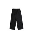 Texture Pocket Wide Pants