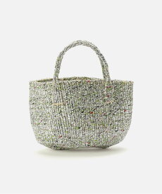 【SALE／30%OFF】B.C STOCK AFRICAN SQUARE/アフリカンスクエア プラサイザルバッグ S ベーセーストック バッグ かごバッグ シルバー