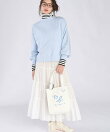 WEB限定 ロゴ コットン ボリュームスリーブ スウェットプルオーバー