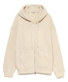 SEAGREEN (W)BIG WAFFLE HOODIE タトラスコンセプトストア トップス パーカー・フーディー ホワイト ネイビー ピンク【送料無料】