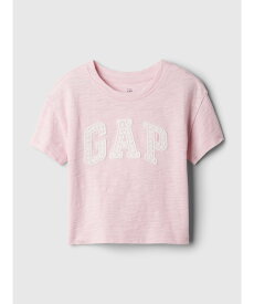 【SALE／63%OFF】GAP (K)GAPアーチロゴTシャツ (幼児) ギャップ トップス カットソー・Tシャツ ピンク イエロー