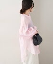 【累計販売数1万枚突破/程よい透け感】シアーバンドカラーシャツ