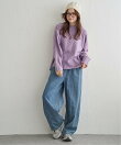 透かし柄バックスリットニット