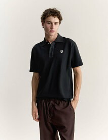 Maison Kitsune Maison Kitsune/(M)FOX HEAD COMFORT POLO メゾン キツネ トップス ポロシャツ ホワイト グレー ネイビー ブラック【送料無料】