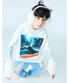 realize select stranger things x little sunny bite demogorgon tee レアリゼ トップス カットソー・Tシャツ ブラック ホワイト ピンク【送料無料】