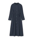 Ballsey ドットプリント ロングシャツワンピース トゥモローランド ワンピース・ドレス シャツワンピース ブラウン ネ…