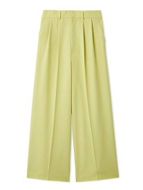 Mila Owen 2タックワイドパンツ ミラオーウェン パンツ その他のパンツ ブラック イエロー【送料無料】