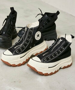 CONVERSE ALL STAR TREKWAVE CENTERZIP HI �t���[�N�X�X�g�A �V���[�Y�E�C �X�j�[�J�[ �u���b�N �O���[�y���������z