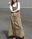 Aラインナイロンジャンスカ【UVカット】【接触冷感】【撥水加工】
