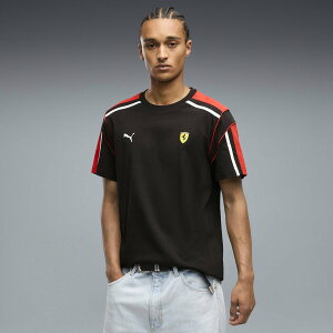 PUMA �����Y �t�F���[�� MT7 ���� T�V���c Ferrari MT7 TEE �v�[�} �g�b�v�X �J�b�g�\�[�ET�V���c �u���b�N�y���������z