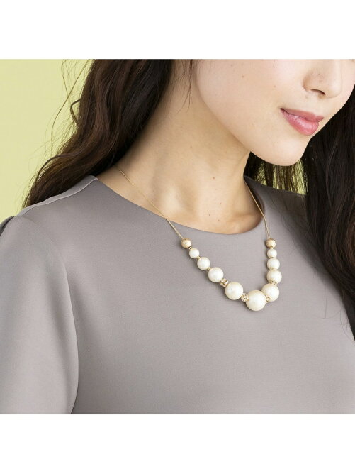 Rose Tiara コットンパール風チェーンネックレス Rakuten Fashion 楽天ファッション 旧楽天ブランドアベニュー Cf9991