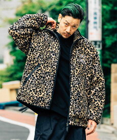 【SALE／30%OFF】Subciety LEOPARD BOA JKT サブサエティ ジャケット・アウター ブルゾン・ジャンパー ベージュ グレー【送料無料】